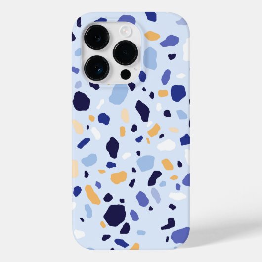 Coques Case-Mate iPhone Motif de texture moderne Terrazzo Stone (Verso)