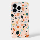 Coques Case-Mate iPhone Motif de texture moderne Terrazzo Stone (Verso)