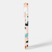 Coques Case-Mate iPhone Motif de texture moderne Terrazzo Stone (Verso / Gauche)