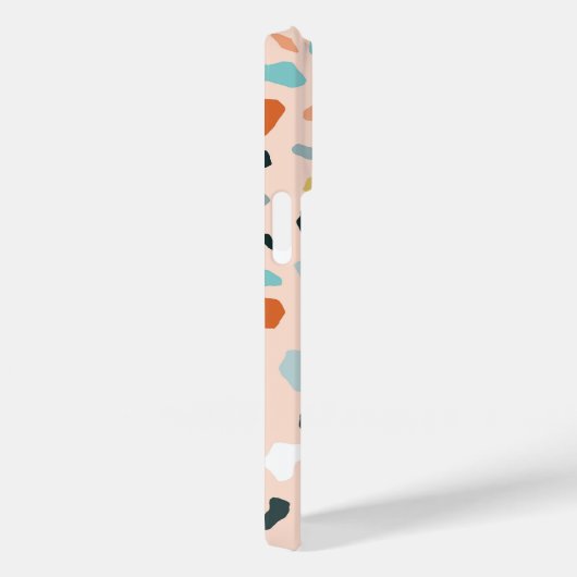 Coques Case-Mate iPhone Motif de texture moderne Terrazzo Stone (Verso / Droite)