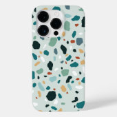Coques Case-Mate iPhone Motif de texture moderne Terrazzo Stone (Verso)