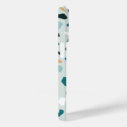 Coques Case-Mate iPhone Motif de texture moderne Terrazzo Stone (Verso / Droite)