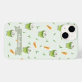 Coques Case-Mate iPhone Motif de thé vert à la crème de chat (Verso (horizontal))
