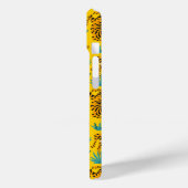 Coques Case-Mate iPhone Motif de tigre d'or asiatique (Verso / Gauche)