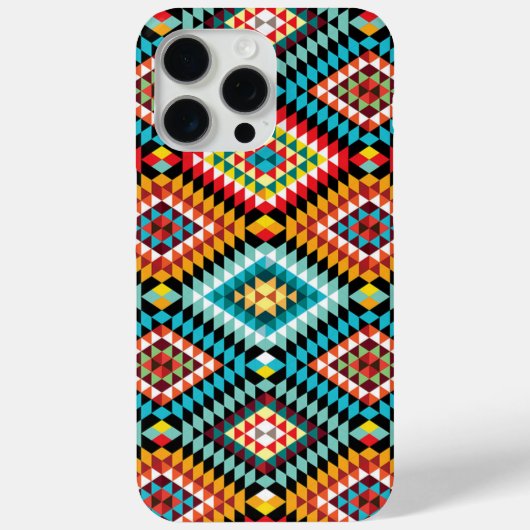 Coques Case-Mate iPhone Motif de tissu tribal africain (Verso)