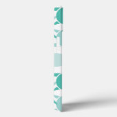 Coques Case-Mate iPhone Motif de tortue turquoise (Verso / Droite)