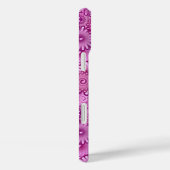 Coques Case-Mate iPhone Motif de tourbillon abstrait, violet, rose, prune, (Verso / Droite)