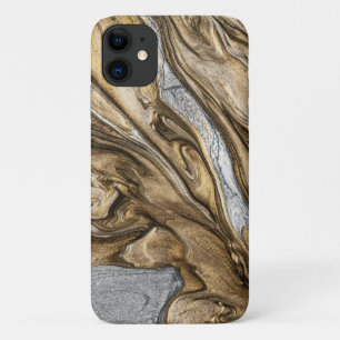 Case-Mate iPhone Case Motif de tourbillon de marbre terreux glamour