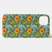 Coques Case-Mate iPhone Motif de tournesols (Verso (horizontal))