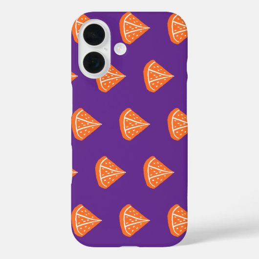 Coques Case-Mate iPhone Motif de tranche d'orange (Verso)