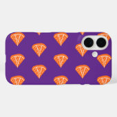 Coques Case-Mate iPhone Motif de tranche d'orange (Verso (horizontal))