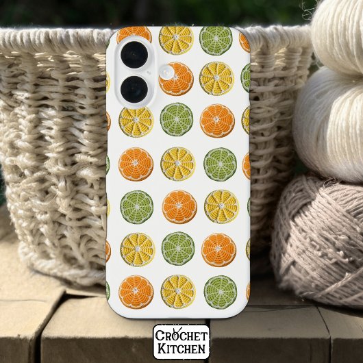 Coques Case-Mate iPhone Motif de tranches d'agrumes de Crochet frais minim