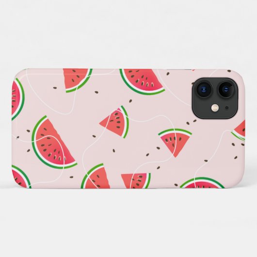 Coques Case-Mate iPhone Motif de tranches de pastèque (Dos (Horizontal))