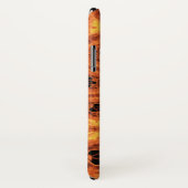 Coques Case-Mate iPhone Motif de trèfle en or (Dos/Droite)