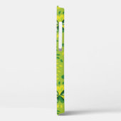 Coques Case-Mate iPhone Motif de trèfle irlandais vert (Verso / Gauche)