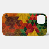 Coques Case-Mate iPhone Motif de triangle grunge géométrique (Verso (horizontal))