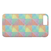 Coques Case-Mate iPhone Motif de triangles aquarelles colorés (Dos (Horizontal))