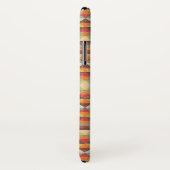 Coques Case-Mate iPhone Motif de triangles de gravité rétro (Dos/Droite)