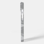 Coques Case-Mate iPhone Motif de triangles gris (Verso / Gauche)