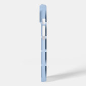 Coques Case-Mate iPhone Motif de trous carrés bleus (Verso / Gauche)