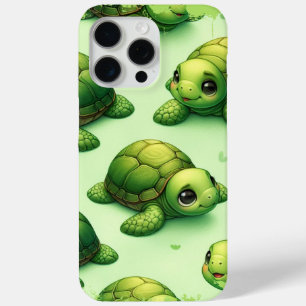 Coque iPhone 15 Pro Max Motif de Turtles joyeux