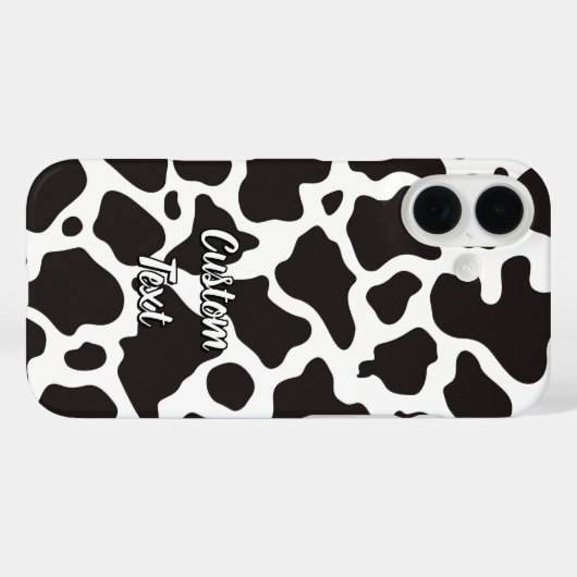 Coques Case-Mate iPhone Motif de vache (Verso (horizontal))