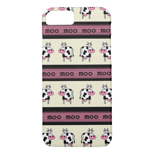 Coques Case-Mate iPhone Motif de vache (Dos)
