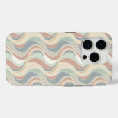 Coques Case-Mate iPhone Motif de vague abstrait (Verso (horizontal))