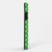 Coques Case-Mate iPhone Motif de vague d'art déco - vert de jade (Dos/Droite)