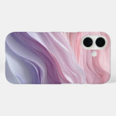 Coques Case-Mate iPhone Motif de vague de calme Pastel (Verso (horizontal))