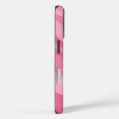 Coques Case-Mate iPhone Motif de vagues abstraites rose tendre (Verso / Droite)