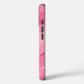 Coques Case-Mate iPhone Motif de vagues abstraites rose tendre (Verso / Gauche)