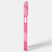 Coques Case-Mate iPhone Motif de vagues abstraites rose tendre (Verso / Droite)