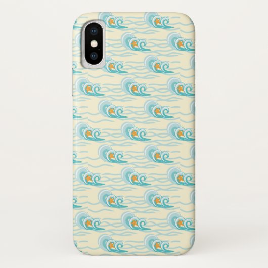Coques Case-Mate iPhone Motif de vagues mou (Dos)