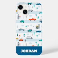 Motif de véhicule routier migre