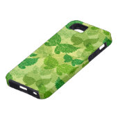 Coques Case-Mate iPhone Motif de vert de ressort (Bas)