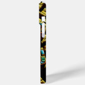 Coques Case-Mate iPhone Motif de visage Aztec quatre (Verso / Gauche)