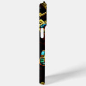 Coques Case-Mate iPhone Motif de visage Aztec quatre (Verso / Droite)