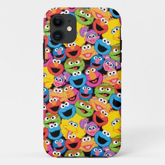 Coques Case-Mate iPhone Motif de visages de caractère de Sesame Street (Dos)