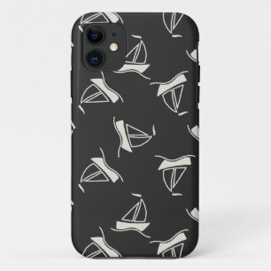 Coque Case-Mate Pour iPhone Motif de voilier de griffonnage