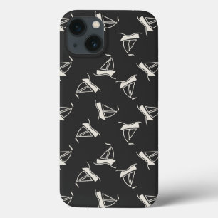 iPhone 13 Case Motif de voilier de griffonnage