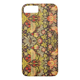 Coque iPhone 8/7 Motif de voleur de fraise de William Morris