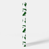 Coques Case-Mate iPhone motif de volleyballs vert blanc avec son monogramm (Verso / Droite)