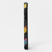 Coques Case-Mate iPhone Motif de zigzag de chevron aztèque (Dos/Gauche)