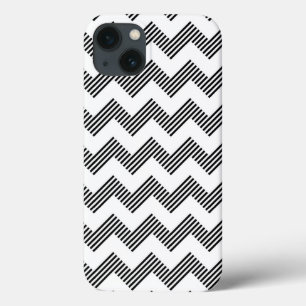 Etui iPhone 13 Motif de zigzag géométrique