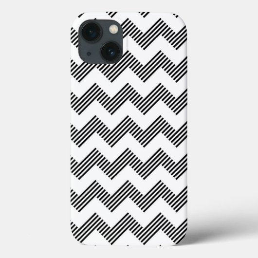 Coques Case-Mate iPhone Motif de zigzag géométrique (Verso)