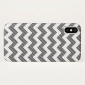 Coques Case-Mate iPhone Motif de zigzag géométrique (Dos (Horizontal))