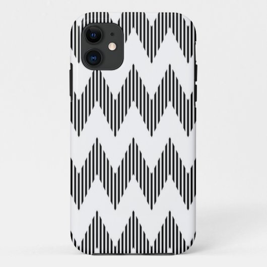 Coques Case-Mate iPhone motif de zigzag géométrique (Dos)