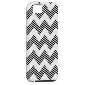 Coques Case-Mate iPhone Motif de zigzag géométrique (Dos/Droit)