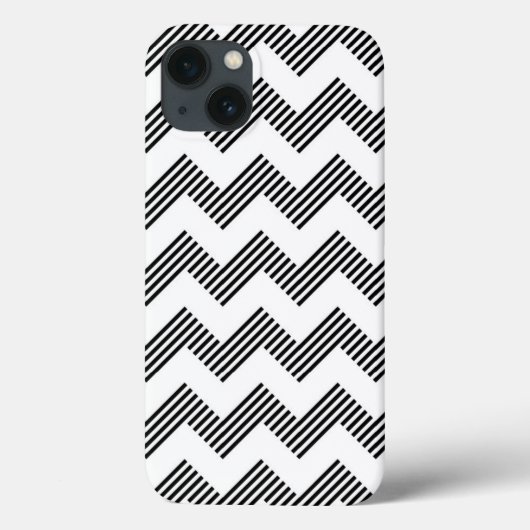 Coques Case-Mate iPhone Motif de zigzag géométrique 2 (Verso)